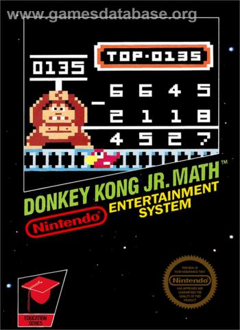 Cover Donkey Kong Jr. Math for NES
